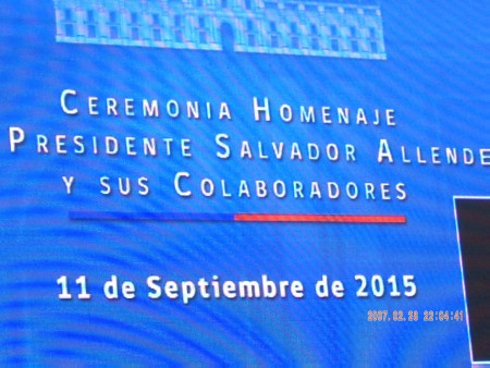 Ex Miembros del GAP, la escolta del Presidente Salvador Allende, junto a familiares y amigos