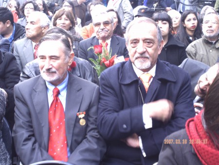 Ex Miembros del GAP, la escolta del Presidente Salvador Allende, junto a familiares y amigos